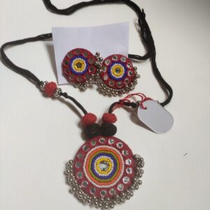 Fabric Necklace set
